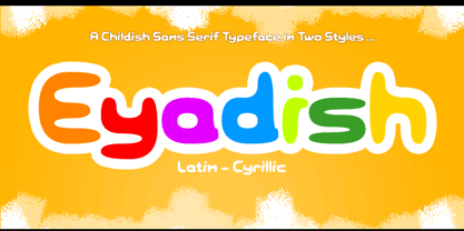 Eyadish Font Poster 3