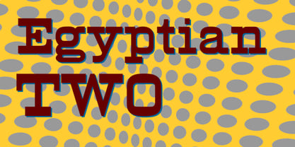 EgyptianTwo Font Poster 1