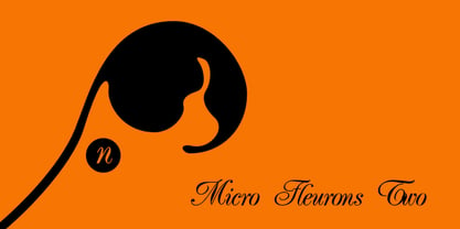 Micro Fleurons Font Poster 15