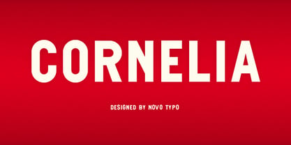 NT Cornelia Font Poster 1