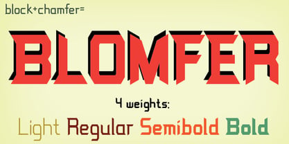Blomfer Font Poster 1