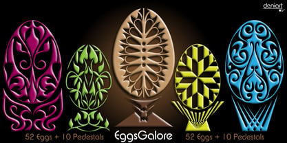 Eggs Galore Font Poster 2