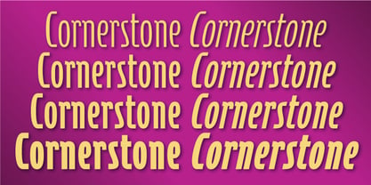 Cornerstone Fuente Póster 3