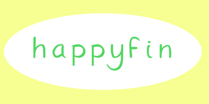 Happyfin Font Poster 1