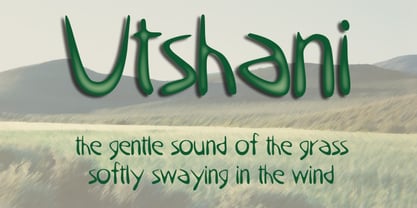 Utshani Font Poster 1