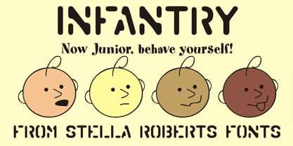 Infantry SRF Font Poster 1