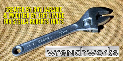 Wrenchworks SRF Font Poster 1