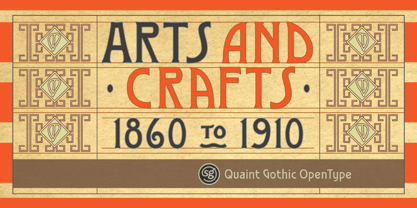 Quaint Gothic SG Font Poster 6