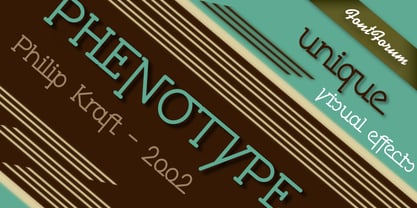 Phenotype Font Poster 1