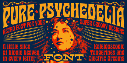 Pure Psychedelia Font Poster 1