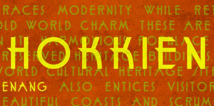 Hokkien Font Poster 2