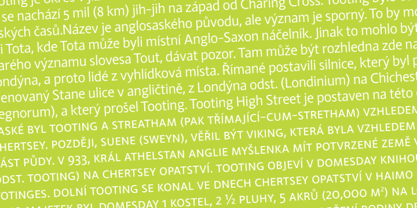 Tooting Sans Police Affiche 4