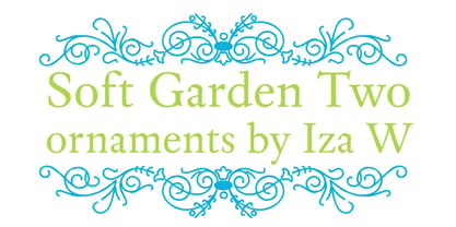 Soft Garden Font Poster 1