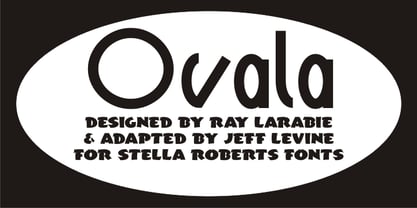 Ovala SRF Font Poster 1