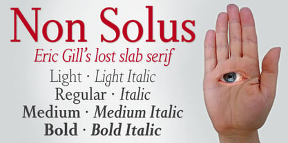 Non Solus Font Poster 1