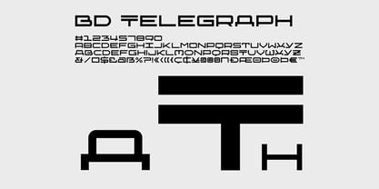 BD Telegraph Font Poster 1