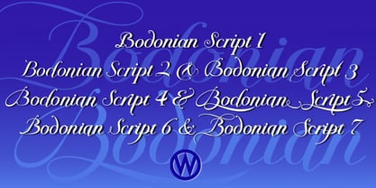 Bodonian Script Fuente Póster 2