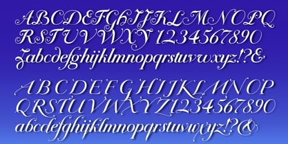 Bodonian Script Font Poster 3