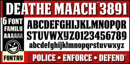 DEATHE MAACH Police Poster 4