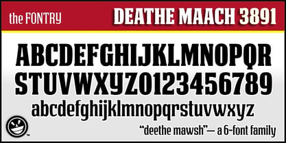 DEATHE MAACH Font Poster 5