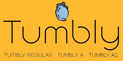 Tumbly Font Poster 1