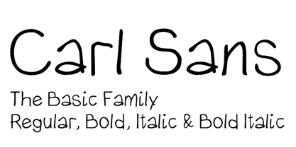 Carl Sans Font Poster 1