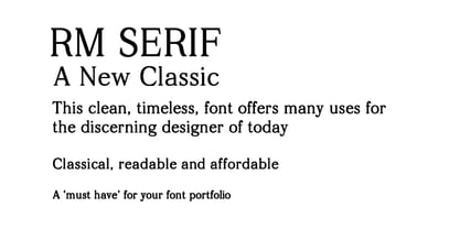RM Serif Police Poster 1