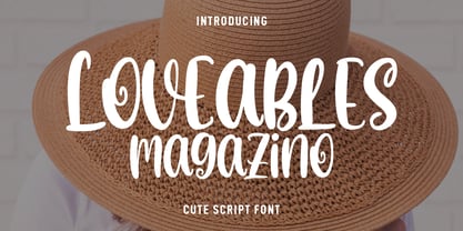 Loveables Magazino Font Poster 1