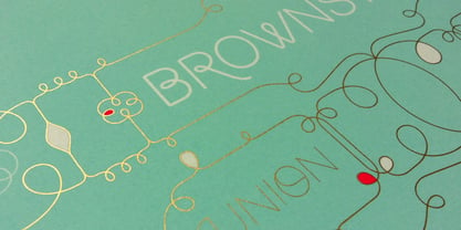 Brownstone Sans Font Poster 24