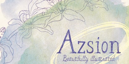 Azsion Font Poster 1