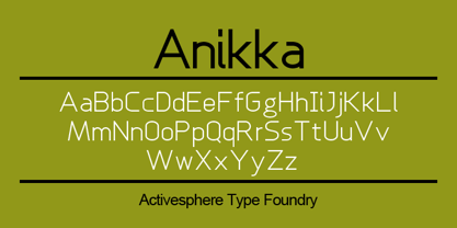 Anikka Sans Font Poster 1