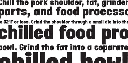 Mortadella Font Poster 5