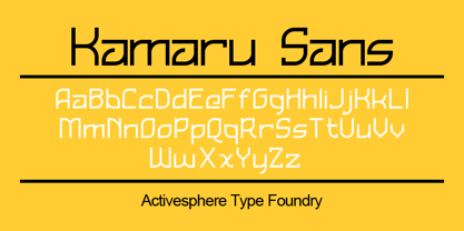 Kamaru Sans Font Poster 5
