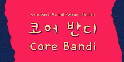Core Bandi Font Poster 3
