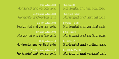 Neutraliser Serif Font Poster 4