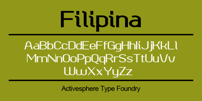 Filipina Font Poster 5