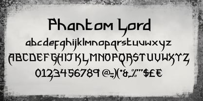 Phantom Lord Font Poster 4