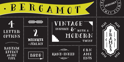 Bergamot Font