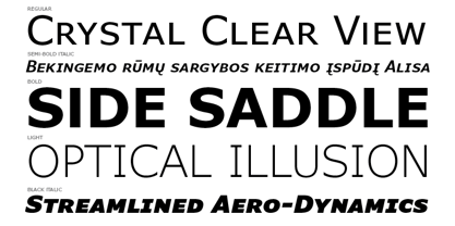 Verdana Pro Font Poster 2