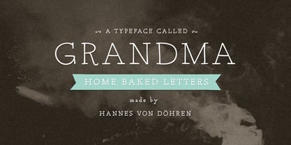 Grandma Font Poster 1