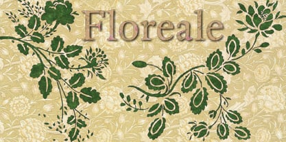Floreale Font Poster 1