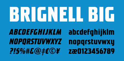 Brignell Big Fuente Póster 3