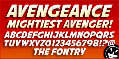 Avengeance Font Poster 8
