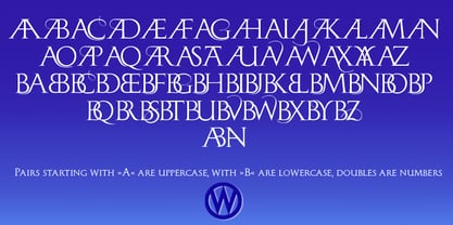 Monogramma Font Poster 2