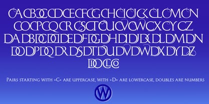 Monogramma Font Poster 3