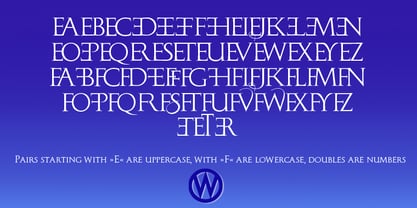 Monogramma Font Poster 4