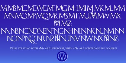 Monogramma Font Poster 8