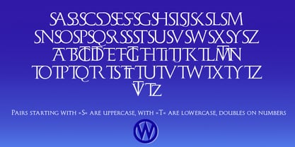 Monogramma Font Poster 11