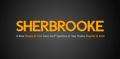 Sherbrooke Font Poster 1