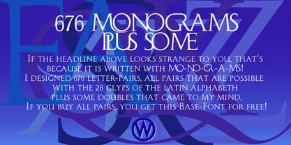 Monogramme Police Poster 1